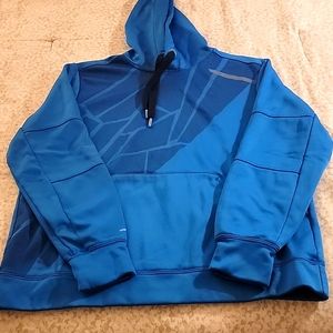 HIND Men's Blue long-sleeve hoodie